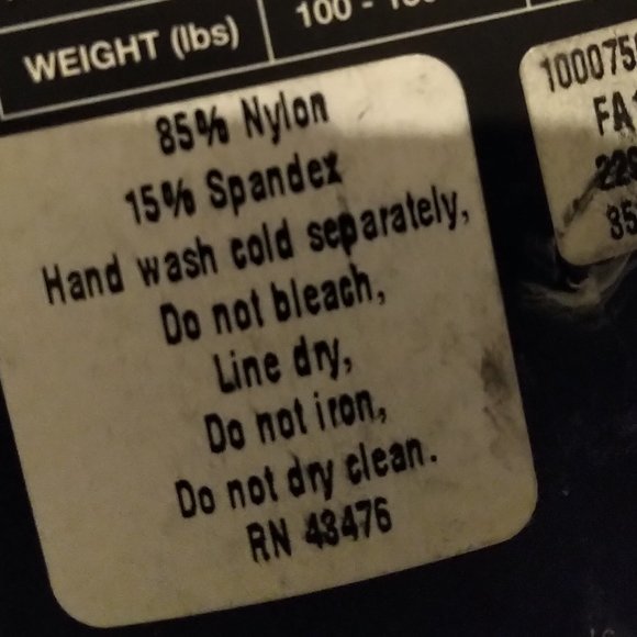 Small black tight INC International Concepts $14.99 xs/s 5'4" -5'6" Nwt USA made - Picture 4 of 8